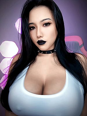 Are asian goth tits a big turn on for you?'