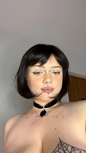 down for a boob job from a goth girl?'