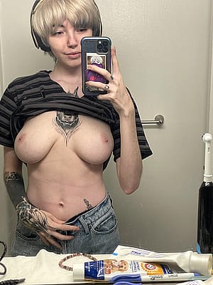 My big goth tits might have some room for you to join in too'