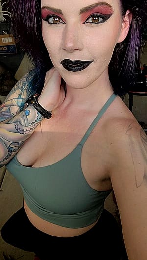 Black lipstick is superior 🖤💅'